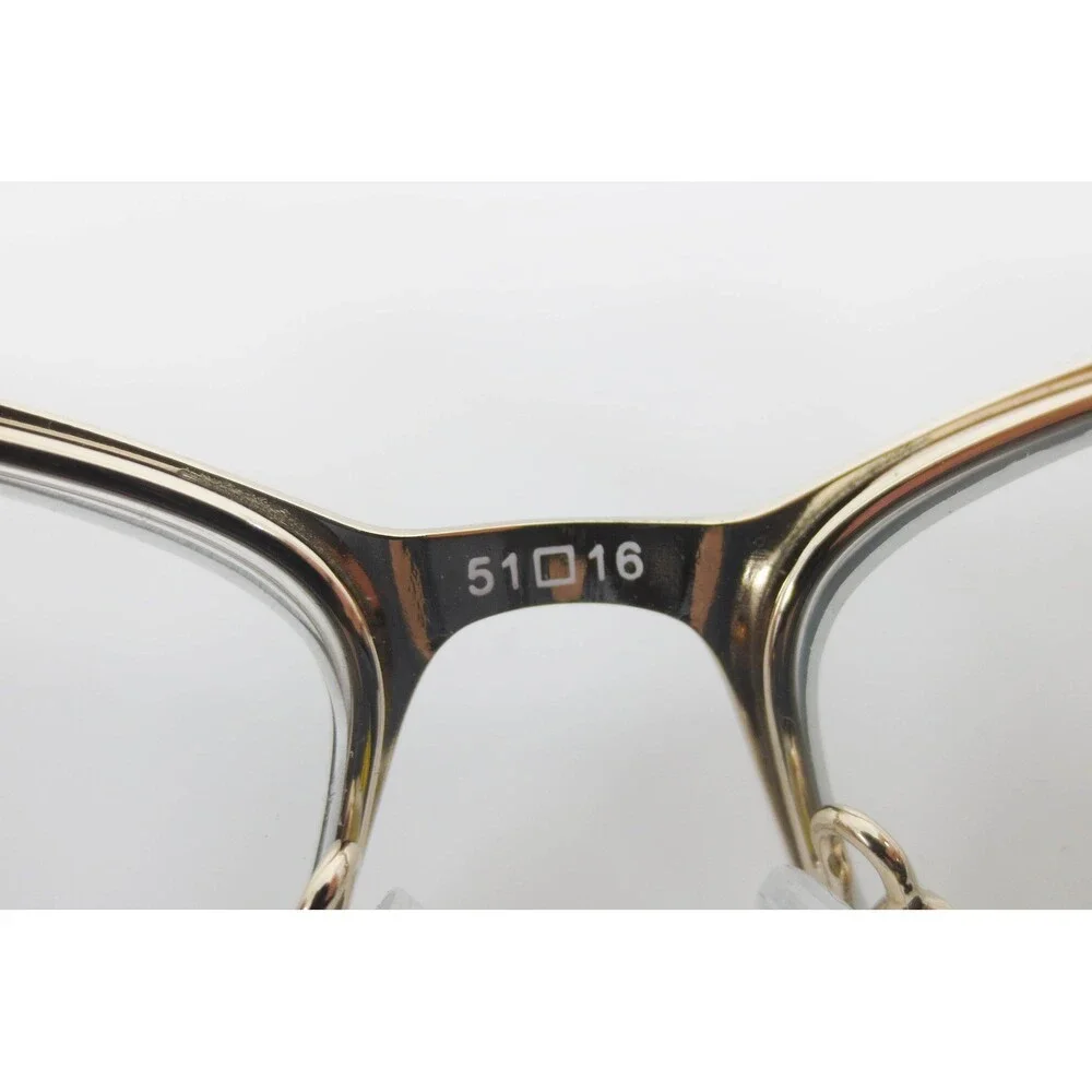Salsa SA 7005 BK Black Gold Cat Eye Semi Rimless Eyeglasses 51-16-140